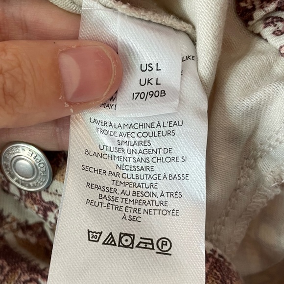 We The Free Marci Printed Coverall Free People - Picture 16 of 16